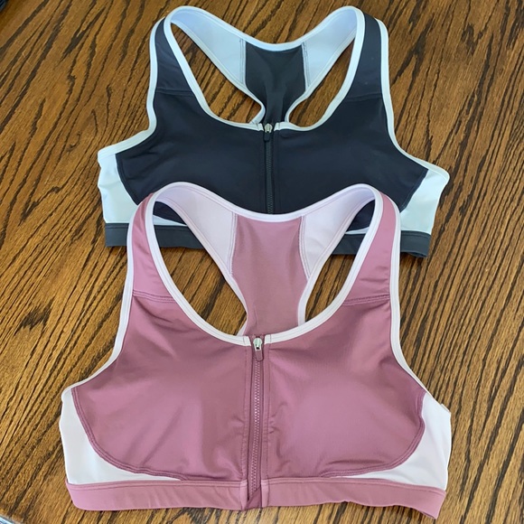 bcg Other - Two BCG Front Zipper Padded Sportsbras